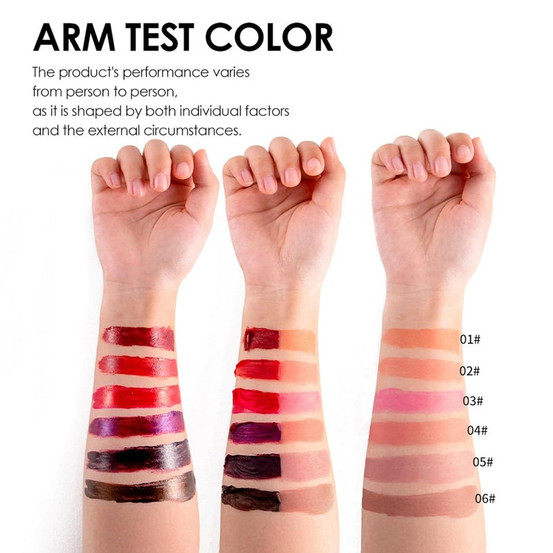Peel off Lip Stain Set,Waterproof Matte Lip Tint for Women | Precise Application | Transfer-Proof Long Lasting Peel off Lip Gloss,Highly Pigmented Nude Lip Stain with Fruity Flavor / 2PCS - Image 5