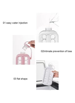 Generic Ice Cube Trays 2 in 1 Portable Ice Ball Maker Kettle With 17 Grids Flat Body Lid Cooling Ice Pop/Cube Molds For Hockey,Cocktail,Coffee,Whiskey,Champagne,Beer,Juice,Water  - Image 5