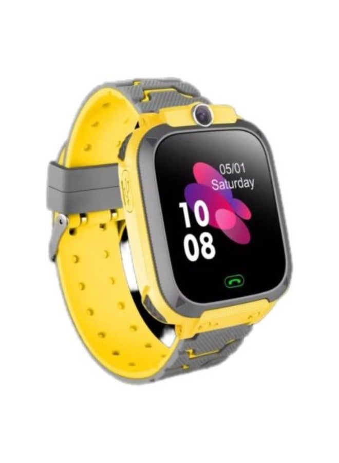 ساعة نابي للأطفال من عمر 3 إلى 12 سنة، شاشة لمس، كاميرا للدردشة الصوتية، بطارية تدوم طويلاً، مقاومة للماء، أفضل هدية للأطفال، ساعة ذكية للأولاد والبنات (أصفر) - Image 1