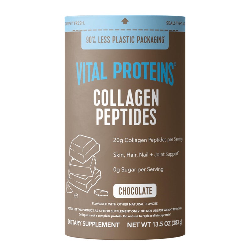 Vital Proteins Collagen Peptides Powder - Chocolate Powder for Hair, Nail, Skin, Bone & Joint Health, 13.5oz - Image 1