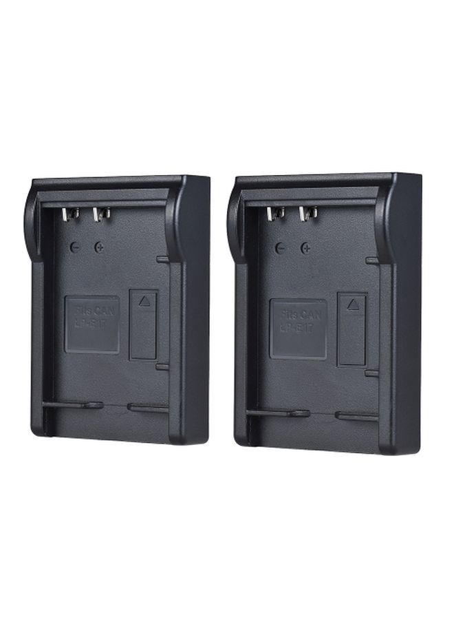 NIBEMINENT Dual LP-E17 Battery Plate Set Black - Image 2