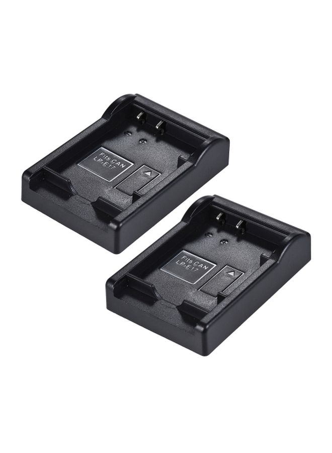 NIBEMINENT Dual LP-E17 Battery Plate Set Black - Image 3