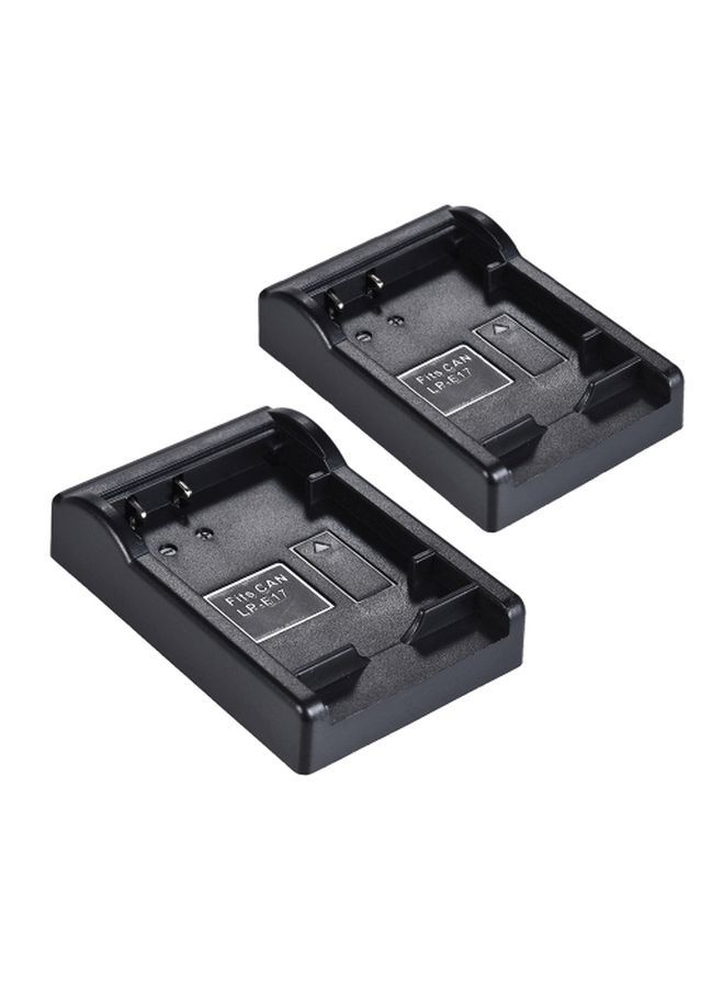 NIBEMINENT Dual LP-E17 Battery Plate Set Black - Image 4