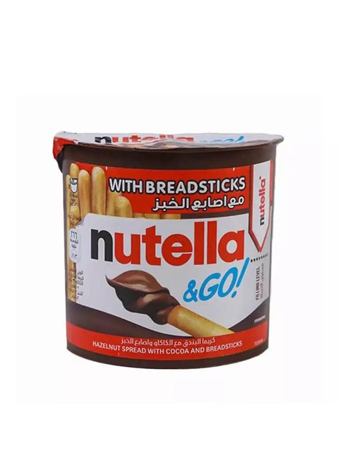 Ferrero Nutella And Go Hazelnut With Cocoa And Breadsticks