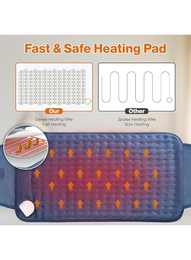 Electric Heating Waist Belt with Adjustable Heat Levels, Digital Controller and Timer, Soft Washable Heat Wrap for Back, Waist and Abdominal Comfort, Daily Muscle Relaxation - Image 5