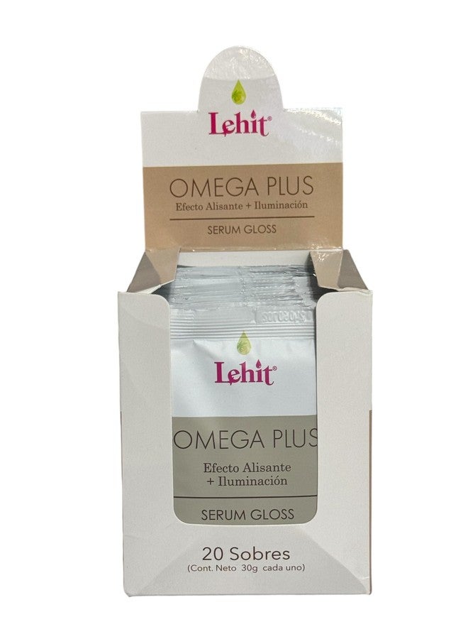 Lehit Tratamiento de Omega Plus Efecto alisante + Iluminnacion, 20 sobres de 30 Gr.