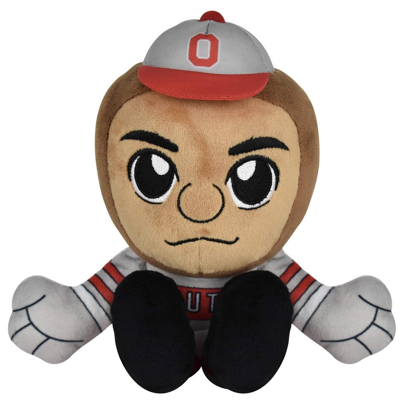 Bleacher Creatures Ohio State Buckeyes Brutus 8 Kuricha Sitting Plush Soft Chibi Inspired Mascot - Image 3