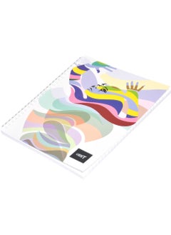 Light FIS LIGHT Pack of 10 Spiral Soft Cover Notebook, Single Line, 9X7 Inches (22.86 X 20.32 CM) 100 Sheets -LINB971702S  - Image 4