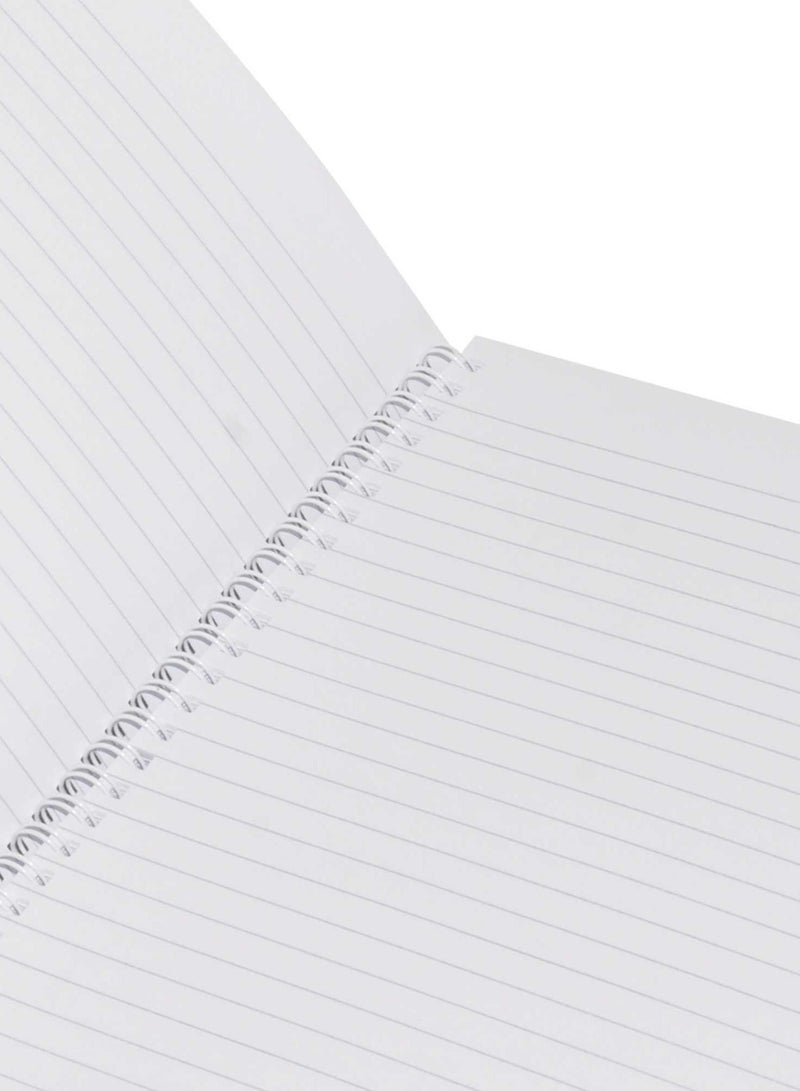 Light FIS LIGHT Pack of 10 Spiral Soft Cover Notebook, Single Line, 9X7 Inches (22.86 X 20.32 CM) 100 Sheets -LINB971702S - Image 2