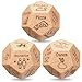 oyeftp 3 PCS Dice Set for Couples Stocking Stuffers Gifts for Her Him Anniversary Day Food Decision Dice Couple Gifts Girlfriend Boyfriend for Adults Valentines Birthday Wedding Food Dice - Image 3