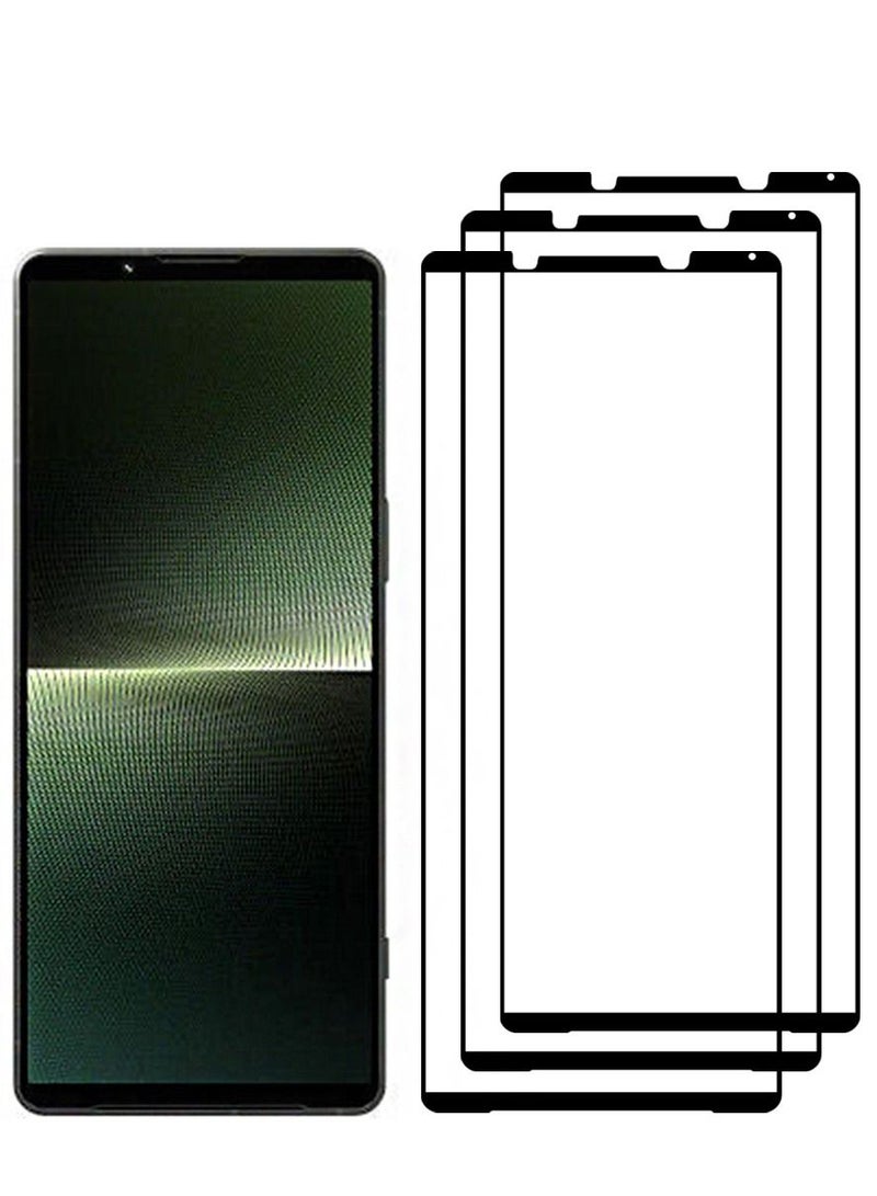 CATANES 3 Pack For Sony Xperia 1 V Screen Protector Tempered Glass Full Glue Back - Image 2