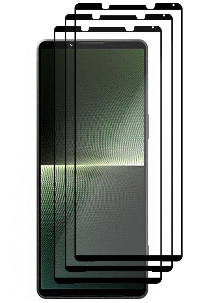 CATANES 3 Pack For Sony Xperia 1 V Screen Protector Tempered Glass Full Glue Back - Image 3