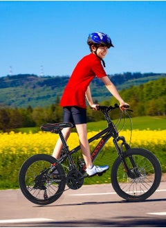 begasso 20-22 Inch Mountain Bike for 6-12 Years Kids Boys and Girls, High Carbon Steel Lightweight and Stable Bicycle for Youth and Adult, with Adjustable Seat and Dual Brake Cycle  - Image 2