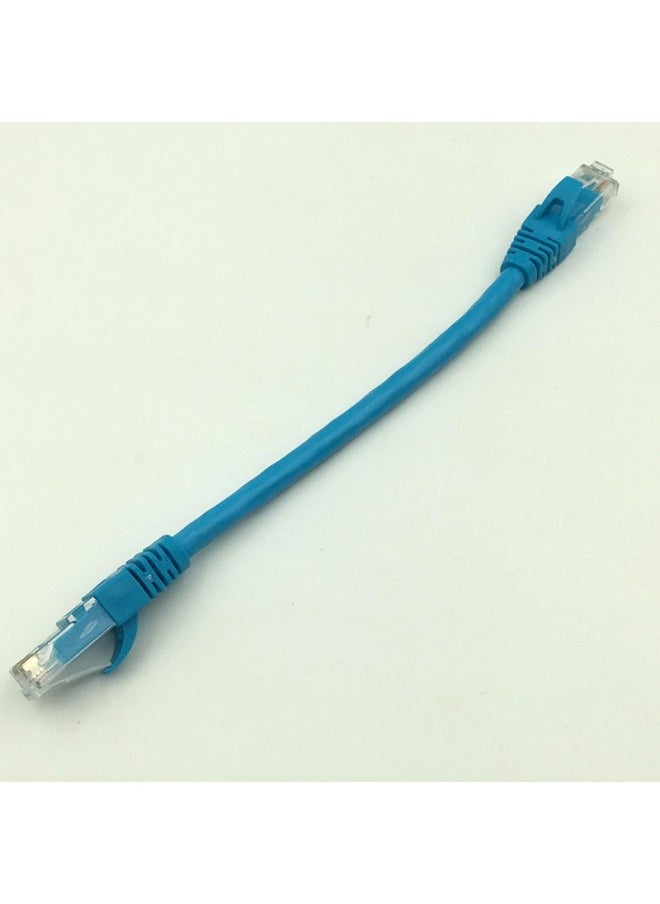 Generic Category 6 National Standard 0.2 M 0.3 M 0.5 M 1 3 5 M 10 M Category 6 Gigabit Network Cable Pure Copper Network Jumper-Color:Light Blue-Line Length:0.5 M  - Image 2