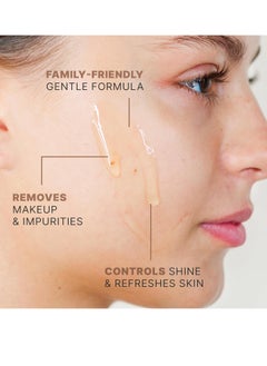 Beauty by Earth Face Wash - USA Made with Natural & Organic Ingredients, Non Toxic Gentle Face Cleanser for Sensitive Skin with Glycerin & Aloe, Travel Friendly Facial Cleanser for Acne Prone & Oily Skin (2 Fl Oz)  - Image 3