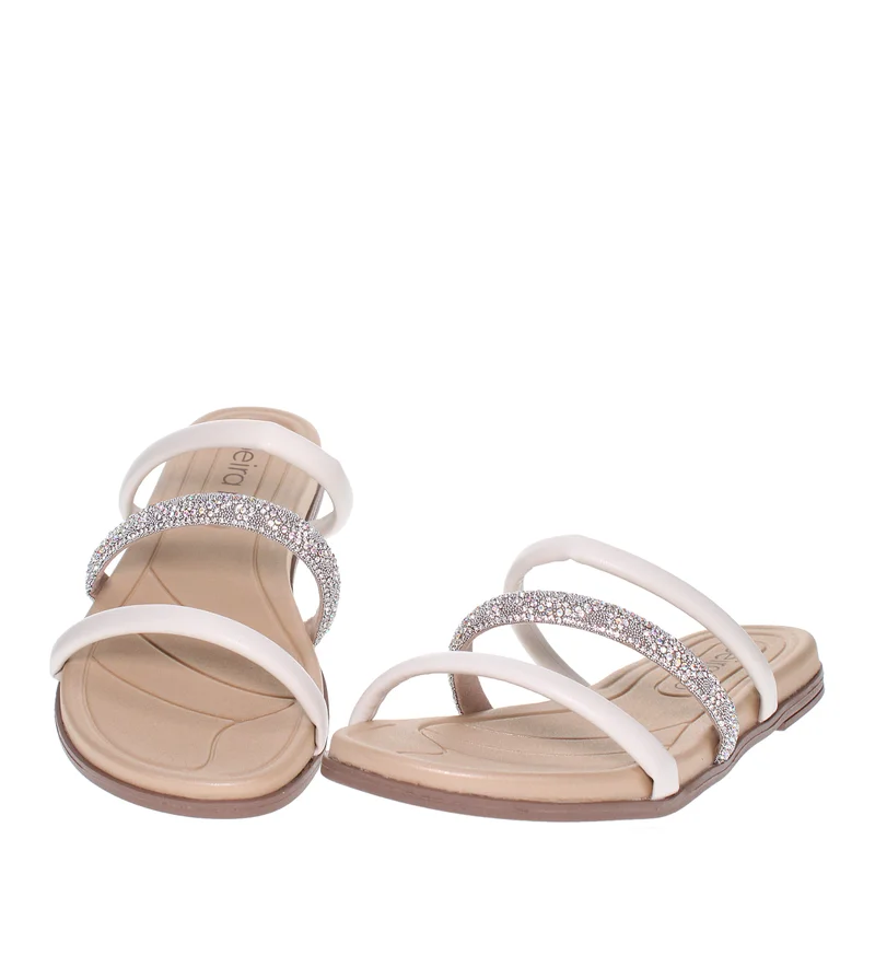 Beira Rio White Heels Sandal for Women – Stylish Ladies Heel Sandals & Sling Back Heels for Girls for Women | Best Price UAE