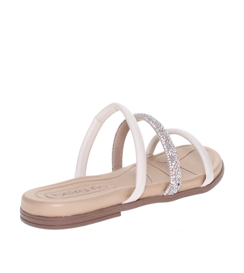 Beira Rio White Heels Sandal for Women – Stylish Ladies Heel Sandals & Sling Back Heels for Girls for Women | Best Price UAE