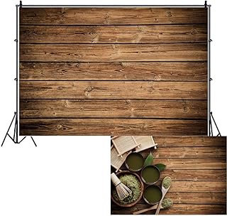 OFILA Wooden Backdrops 7x5ft Wood Backdrop Photography Background Wood Backdrop for Party Rustic Photo Backdrop Baby - Image 1