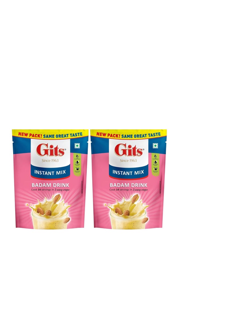 GITS Badam Drink Mix 200GM (PACK OF 6) - Image 2