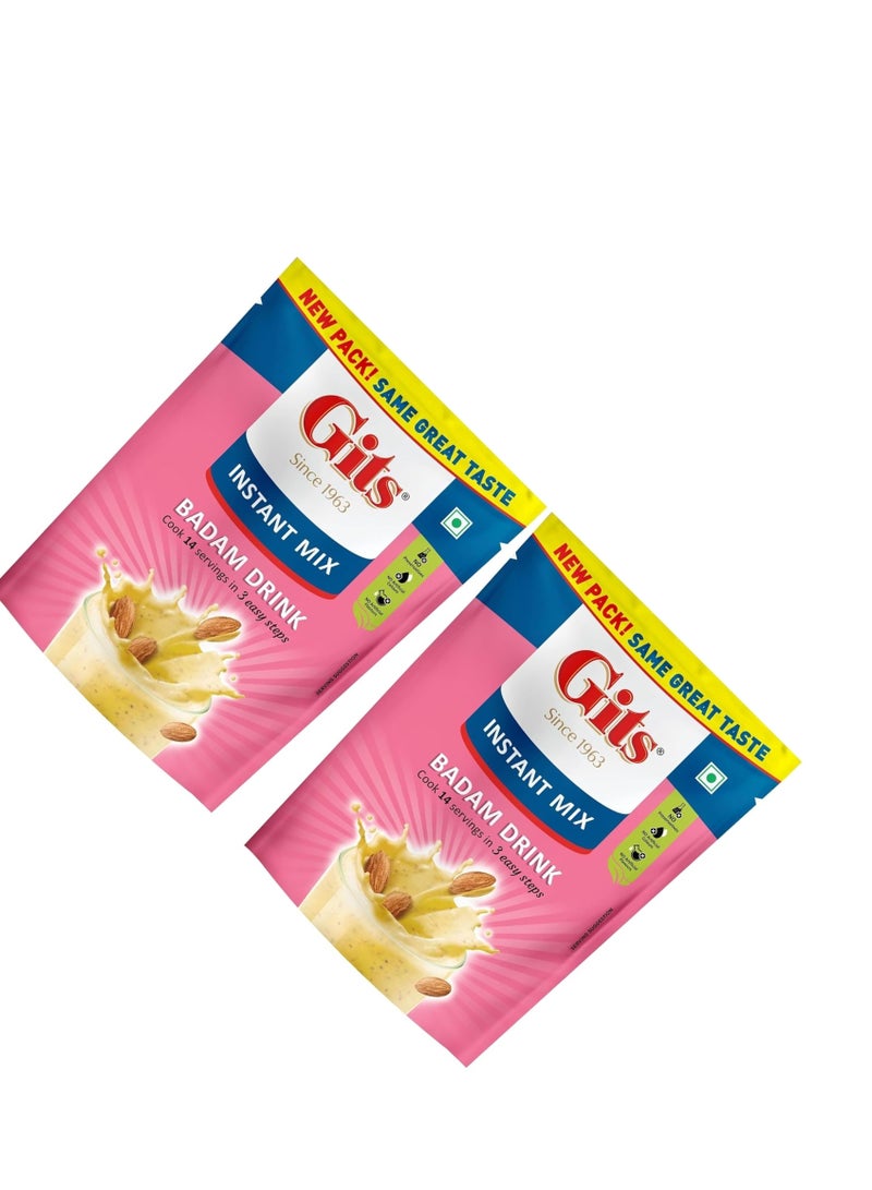 GITS Badam Drink Mix 200GM (PACK OF 6) - Image 3