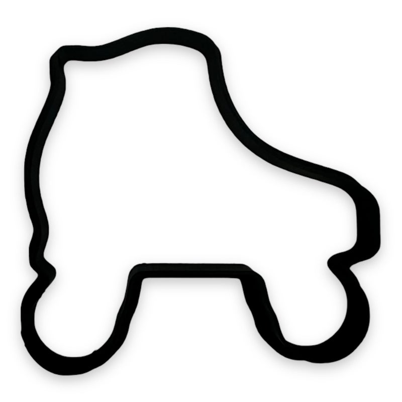 Roller Skates Cookie Cutter with Easy to Push Design 4 inch