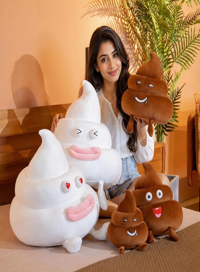 TechMax Solution Decorative Sunny Yellow Smirking Poop Soft Companion for Exceptional Comfort and Home Styling - Image 2