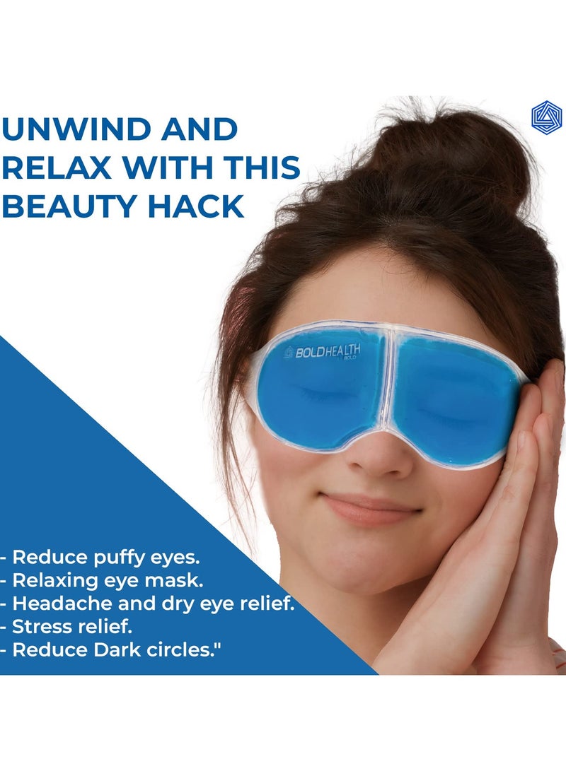 BoldHealth Eye Mask With Cooling Gel For Dark Circles, Dry Eyes, Redness | Eye Relaxing For Women And Men - Image 3