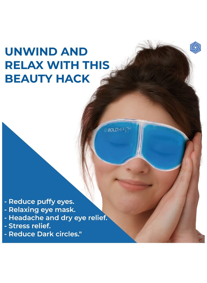 BoldHealth Eye Mask With Cooling Gel For Dark Circles, Dry Eyes, Redness | Eye Relaxing For Women And Men - Image 4