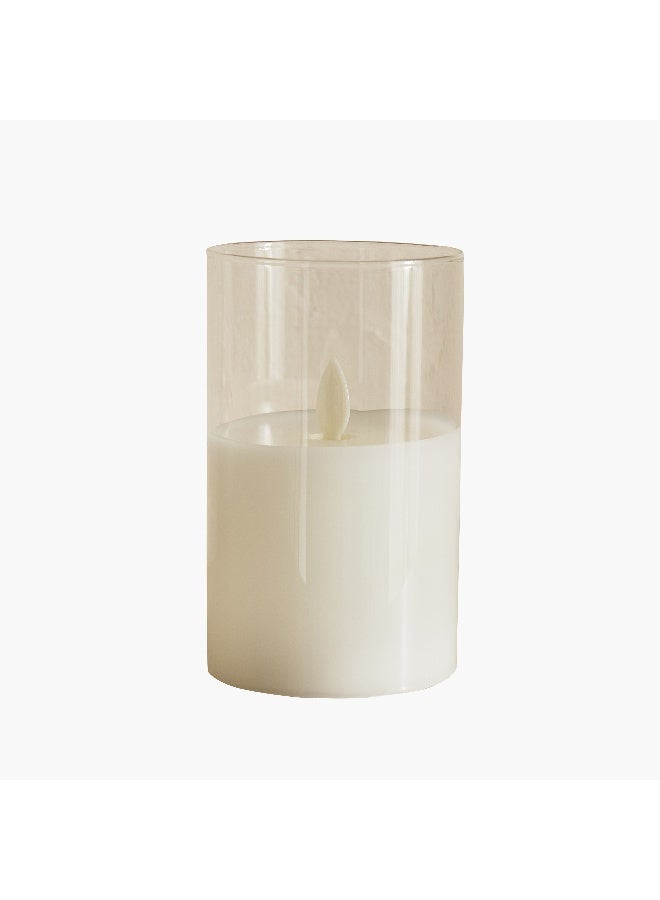 Home Box Luna LED Flameless Candle - Cream - Image 5