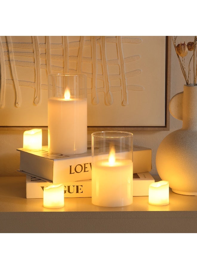 Home Box Luna LED Flameless Candle - Cream - Image 4