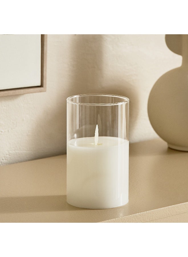 Home Box Luna LED Flameless Candle - Cream - Image 2