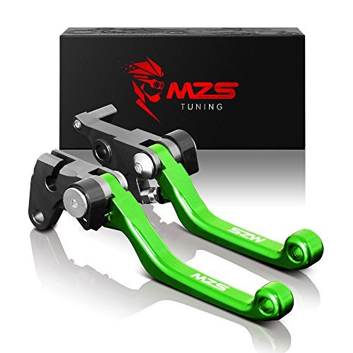 MZS مكابح دبابات MZS قابلة للتعديل CNC باللون الأخضر متوافقة مع KX65 2000-2025 / KX85 2001-2025 / KX100 2001-2021 / KX125 2000-2005 / KX250 2000-2004 / KX250F 2004 - Image 1