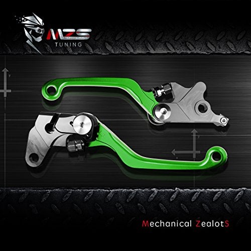 MZS مكابح دبابات MZS قابلة للتعديل CNC باللون الأخضر متوافقة مع KX65 2000-2025 / KX85 2001-2025 / KX100 2001-2021 / KX125 2000-2005 / KX250 2000-2004 / KX250F 2004 - Image 5
