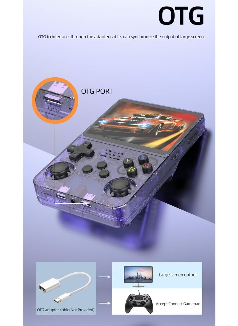 Rock Pow R36S Handheld Game Console, 3.5" IPS Screen, 64GB Portable Retro Gaming Device - Image 3