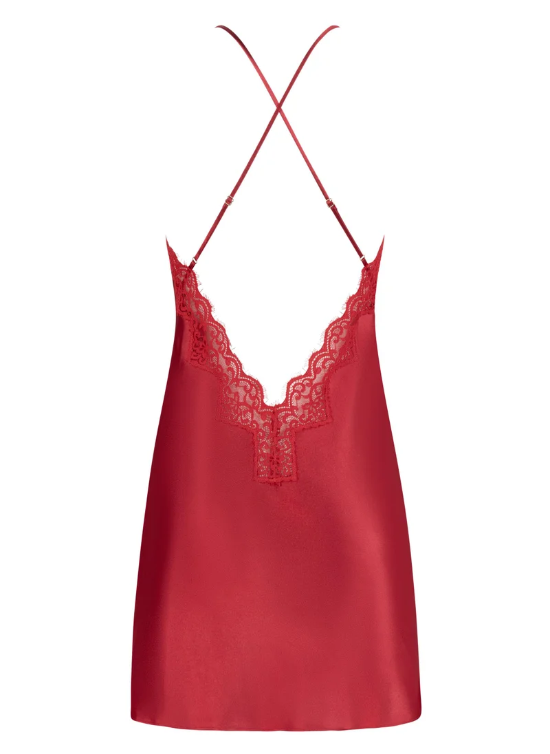 هانك مولر Lace Side Slit Nightie