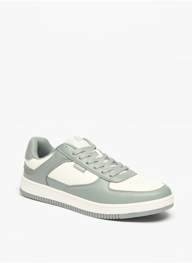 Kappa - Men's Colourblock Sports Shoes with Lace-Up Closure - Image 1