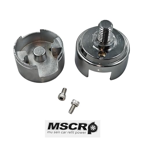 WnSEu 1/2"-13 Thread-On Shift Knob Chrome Mounting Adapter Compatible with Eaton Fuller Style 13/15/18 Shifter - Image 2