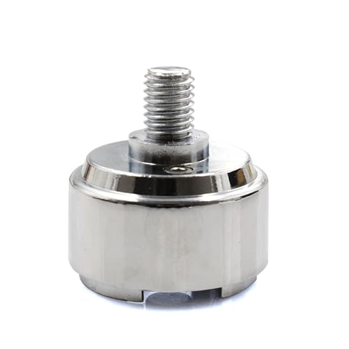 WnSEu 1/2"-13 Thread-On Shift Knob Chrome Mounting Adapter Compatible with Eaton Fuller Style 13/15/18 Shifter - Image 1