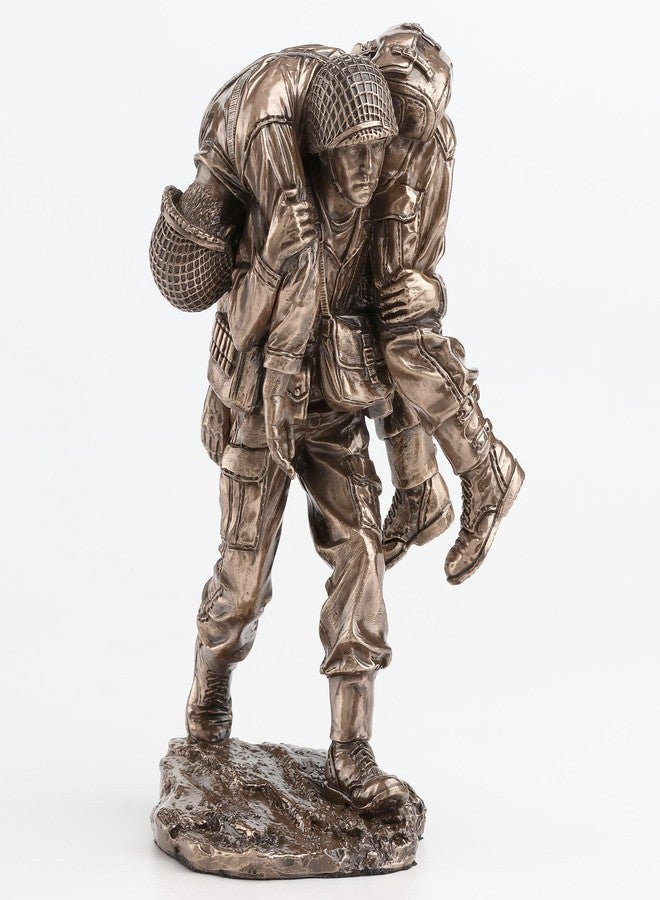 Veronese Design 5 1/8 Inch No Soldier Left Behind Cold Cast Resin Bronze Finish Military Gift Statue - Image 2