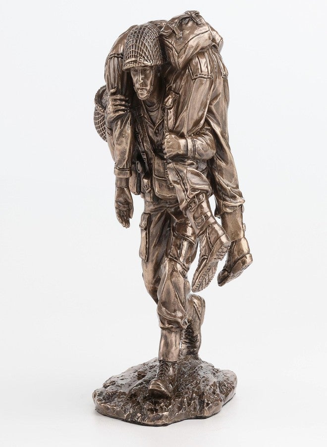 Veronese Design 5 1/8 Inch No Soldier Left Behind Cold Cast Resin Bronze Finish Military Gift Statue - Image 3