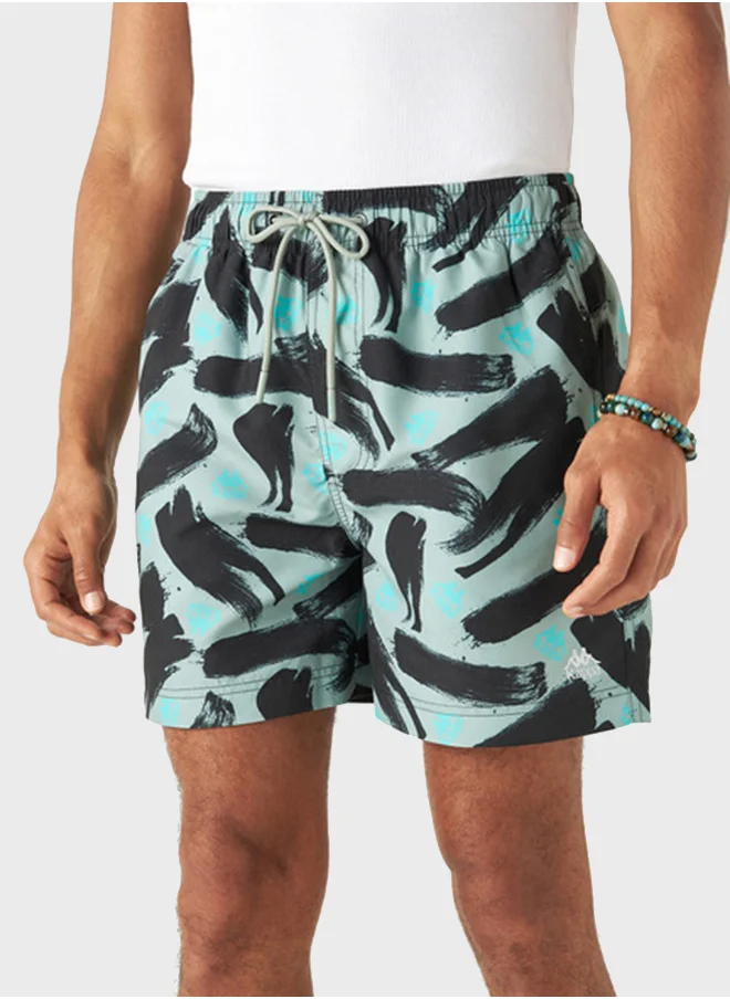 كابا All Over Printed Swim Shorts