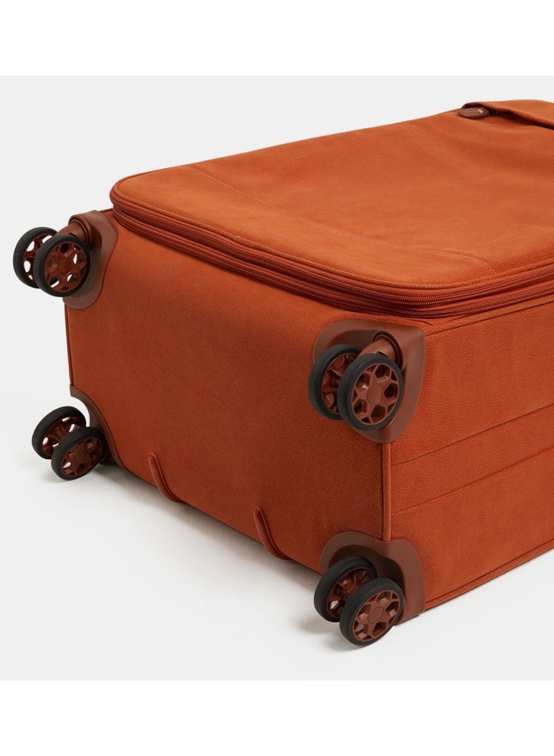 Jump New Uppsala Soft Expandable Suitcase Luggage Trolley 78cm Large Terracotta - Image 4