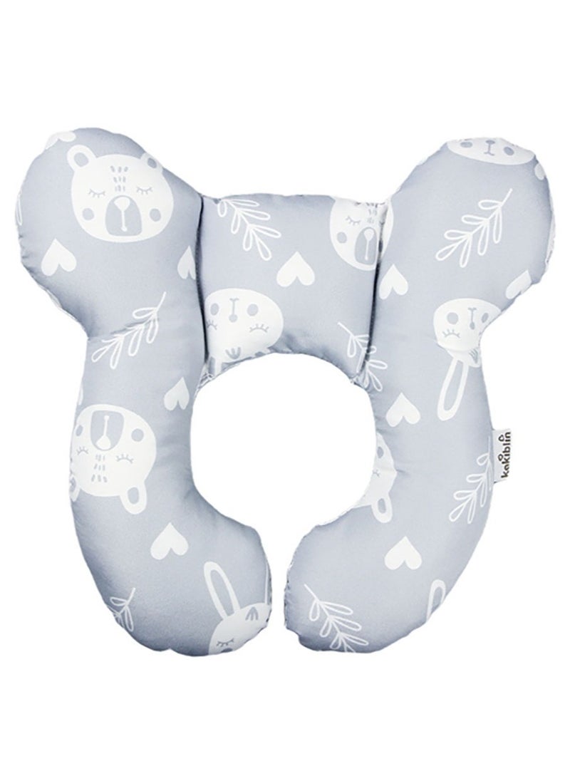 Baby Travel Pillow, Infant Head and Neck Support Pillow, for 0-2 Years Old Baby (Gray Bear) - pzsku/Z1269566F7A38FE5474ECZ/45/_/1730369646/a0c82d82-947e-47c9-924d-e5138b1e2c6a