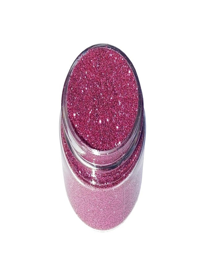 DIY Kit Creations: Biodegradable Magenta Pink Ultra-Fine Cosmetic Grade Glitter 0.75 oz jar - Vegan & Made in The USA - Image 2