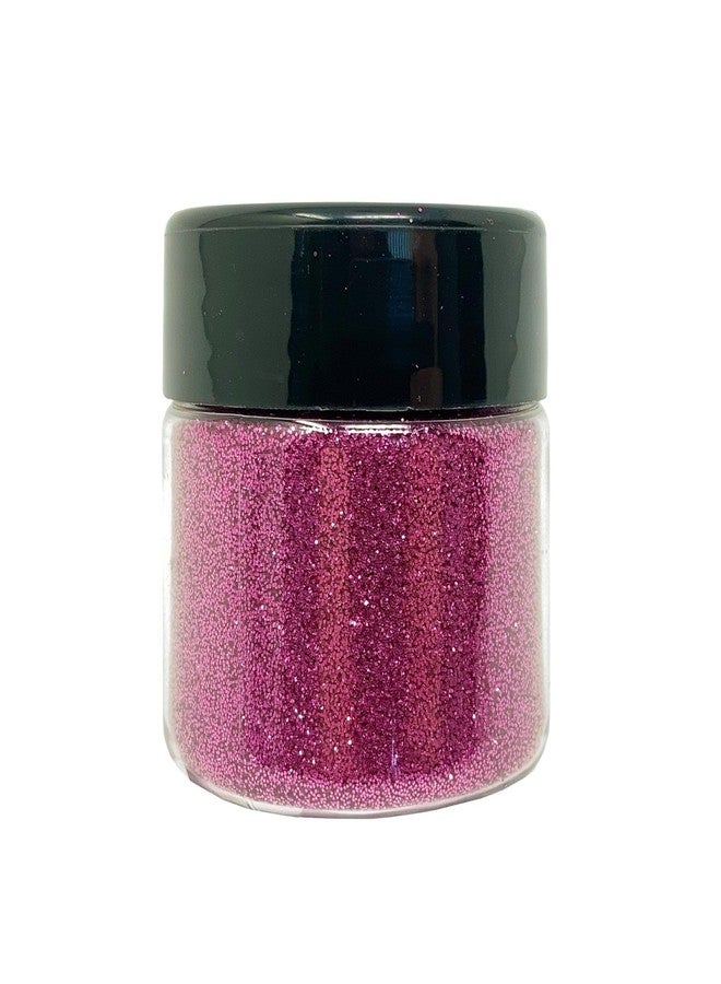 DIY Kit Creations: Biodegradable Magenta Pink Ultra-Fine Cosmetic Grade Glitter 0.75 oz jar - Vegan & Made in The USA - Image 1