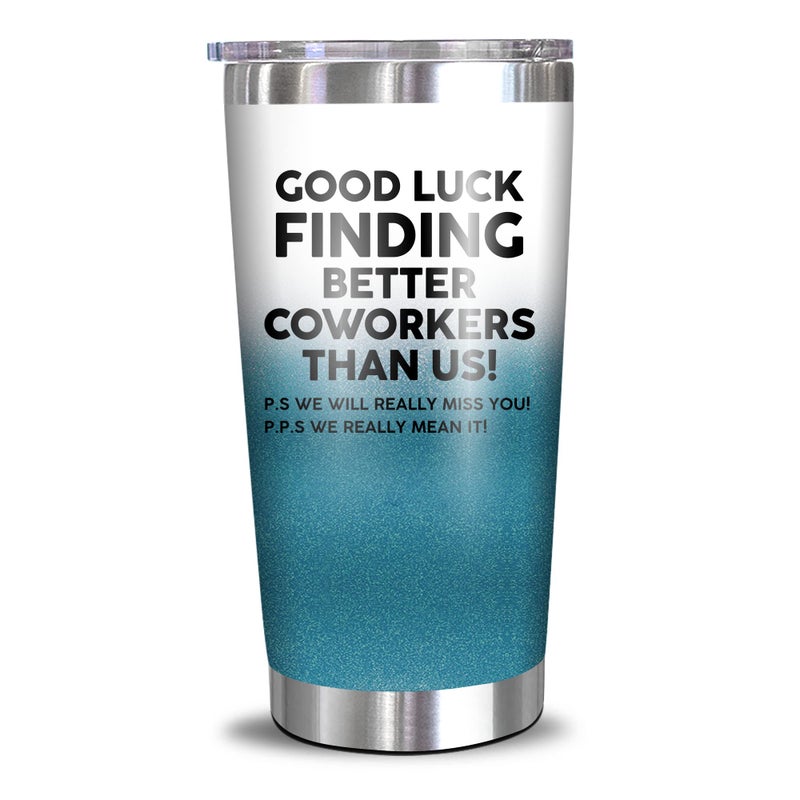 NewEleven Coworker Leaving Gifts  Farewell Gifts Going Away Gift For Coworker  New Job Goodbye Good Luck Gift For Coworkers Colleagues Boss Men Women Friends  20 Oz Tumbler