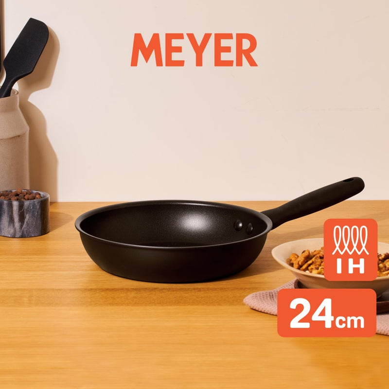 Meyer Midnight Series Nonstick Induction 24cm Frypan - Image 3