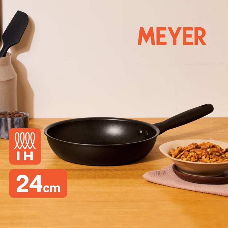 Meyer Midnight Series Nonstick Induction 24cm Frypan - Image 4