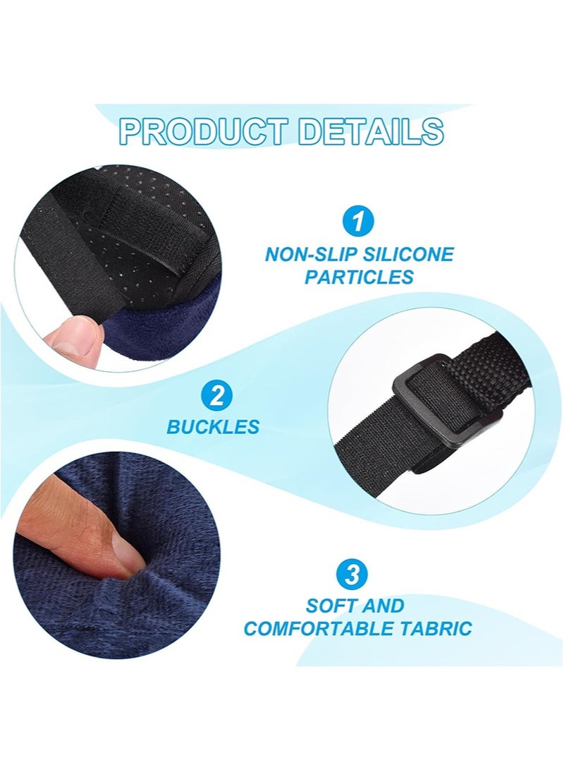 HaLunhi Desk Chair Arm Pads - Ergonomic Memory Foam Office Chair Armrest Pads - Thick Chair Armrest Pads - Arm Rest Pillow - Gaming Chair Arm Pads - Elbow Support Cushion for Computer (Set of 2) - Image 2