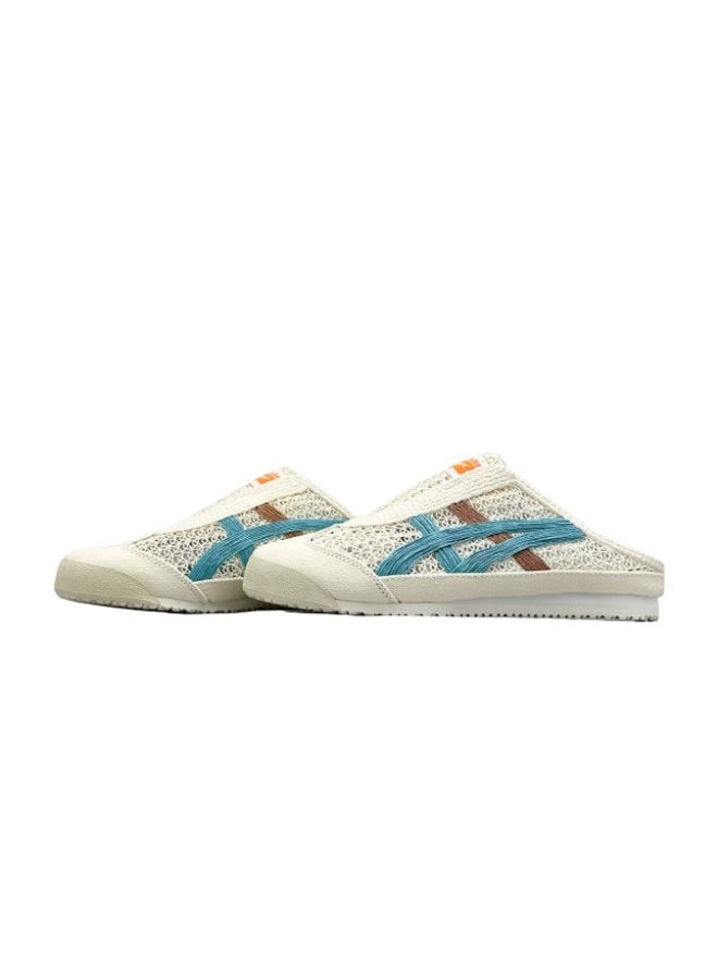 Onitsuka Tiger Onitsuka Tiger MEXICO 66 SABOT Summer Casual Slide Sandals - Beige/Cyan/Brown  - Image 2